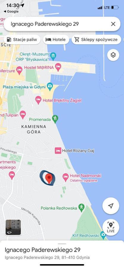 Apartament 4 Pory Roku Przy Plazy Z Widokiem Na Morze Gdynia Exteriör bild
