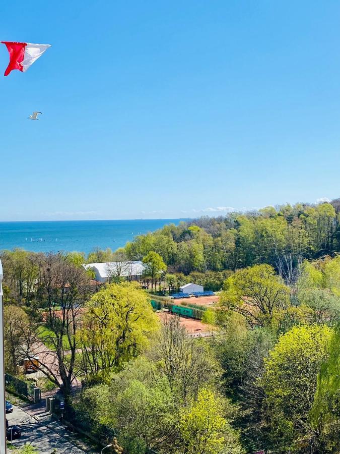 Apartament 4 Pory Roku Przy Plazy Z Widokiem Na Morze Gdynia Exteriör bild